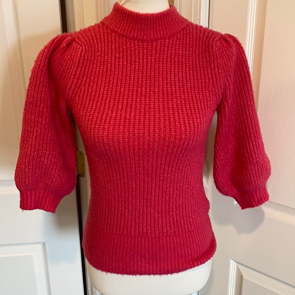 Bell Sleeve Sweater Quarter Length Sleeve
